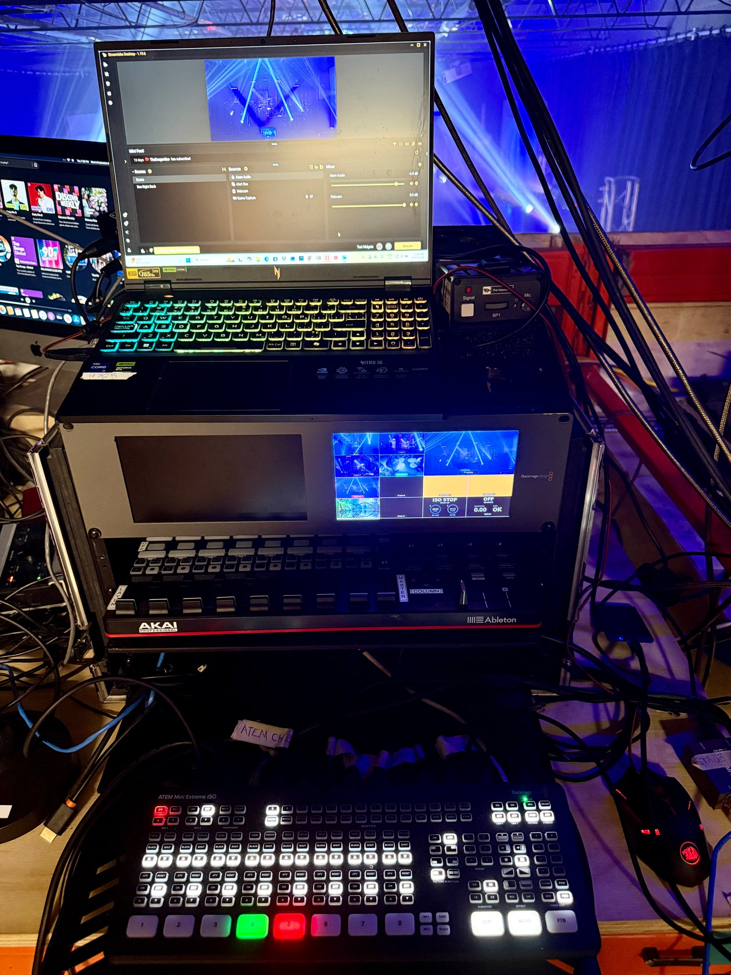 Studio Session - Sound, Lighting, Video and Recording